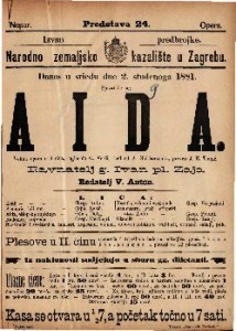 Aida : velika opera u 4 čina / uglasbio G. Verdi
