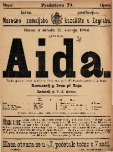 Aida : Velika opera u 4 čina / uglasbio G. Verdi