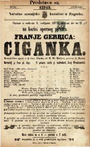 Ciganka : romantična opera u 3 čina / glasba od M. W. Balfe-a