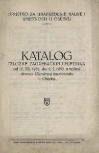 Katalog izložbe zagrebačkih umjetnika