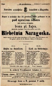 Blebetuša Saragoska : Šaljiva opereta u 2 čina