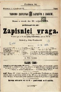 Zapisnici vraga : vesela igra u 3 čina