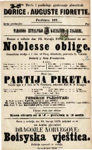 Noblesse oblige : dramatična studija u 1 činu / od Drag. Gründorfa