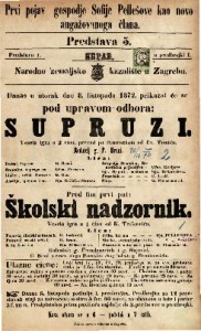 Supruzi : vesela igra u 3 čina / prevod po francezkom od Ev. Tomića