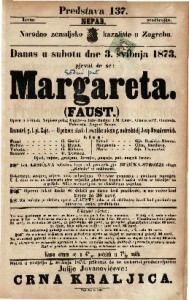 Margareta (Faust : Opera u 5 činah / Napisao polag Goethe-a Julio Barbier i M. Carre ; Glasba od T. Gounoda