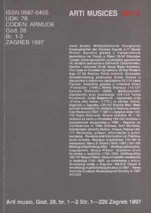 God. 28(1997), br. 1/2 / glavni i odgovorni urednik Stanislav Tuksar
