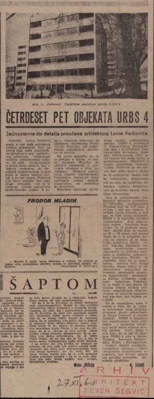 Četrdeset pet objekata URBS 4