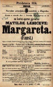 Margareta (Faust) : Operah u 5 činah / Napisao polag Goethe-a Julio Barbier i M. Carre ; Glasba od T. Gounoda