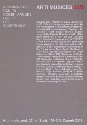 God. 37(2006), br. 2 / glavna i odgovorna urednica Sanja Majer-Bobetko