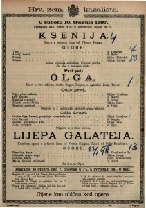Ksenija : opera u jednom činu / od Viktora Parme