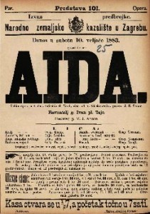 Aida : Velika opera u 4 čina / uglasbio G. Verdi