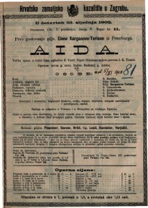 Aida : velika opera u četiri čina / od Verdi-a