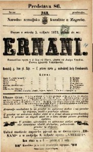 Ernani : romantična opera u 4 čina / glasba od Josipa Verdi-a