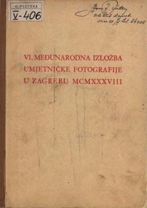 VI. Međunarodna izložba umjetničke fotografije u Zagrebu MCMXXXVIII