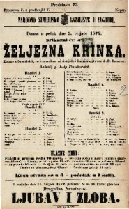 Željezna krinka : drama u 5 razdielah