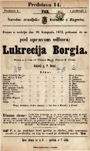 Lukrecija Borgia : drama u 3 čina / od Viktora Huga
