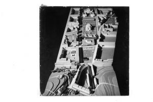 Ilica - Mihanovićeva, Zagreb; urbanistički projekt za pozivni natječaj : Maketa, vizura 2