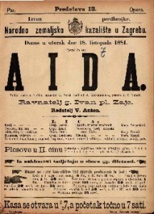 Aida : velika opera u 4 čina / uglasbio G. Verdi