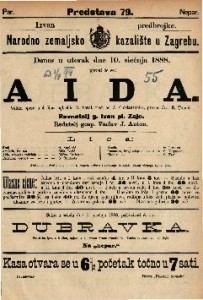 Aida : Velika opera u 4 čina / uglasbio G. Verdi