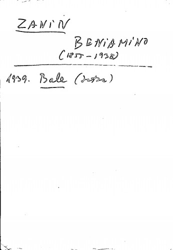 Zanin Beniamino