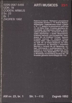 God. 23(1992), br. 1 / glavni i odgovorni urednik Stanislav Tuksar