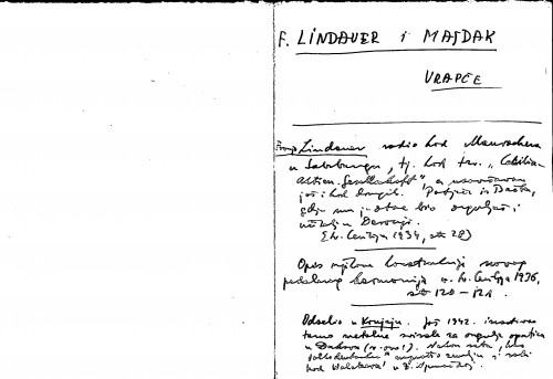 F. Lindauer i Majdak : Vrapče