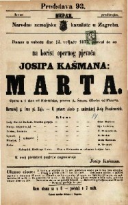 Marta : opera u 4 čina / glasba od Flotova