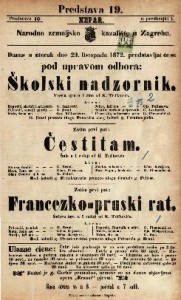 Školski nadzornik : vesela igra u 1 činu / od K. Trifković