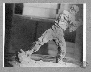 Skica borca za spomenik Jozefu Pilsudskom