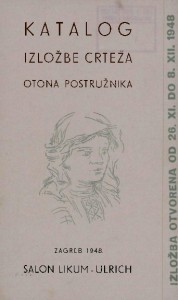 Katalog izložbe crteža Otona Postružnika