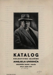 Katalog kolektivne izložbe Angjela Uvodića