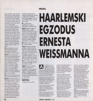 Haarlemski egzodus Ernesta Weissmanna : Čovjek i prostor
