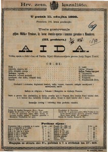 Aida : Velika opera u četiri čina / od Verdia