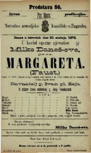 Margareta (Faust) : opera u 5 činah / napisao polag Goethe-a Julio Barbier i M. Caree ; glasba od T. Gounoda