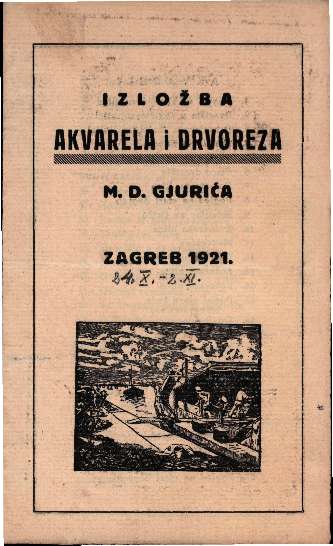 Izložba akvarela i drvoreza M. D. Gjurića