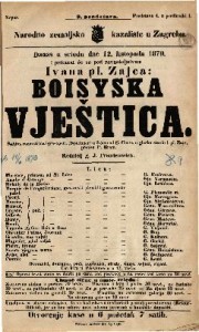 Boisyska vještica : Šaljiva romantična igro-opera (Spieloper) u 3 čina / E. Costa