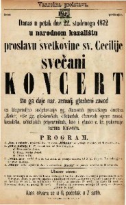 Svečani koncert : proslava svetkovine sv. Cecilije