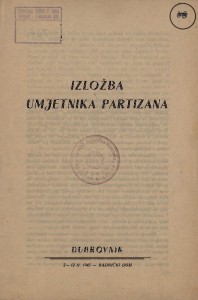 Izložba umjetnika partizana