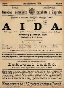 Aida : Velika opera u 4 čina / uglasbio G. Verdi