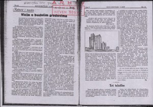 Vizija o budućim gradovima : Studentski list