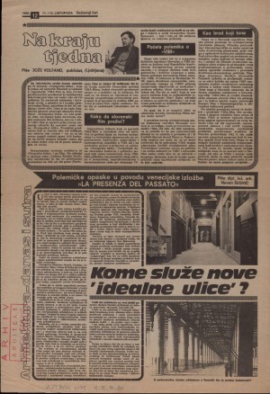 Kome služe nove „idealne ulice“? : Večernji list