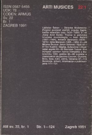 God. 22(1991), br. 1 / glavni i odgovorni urednik Stanislav Tuksar