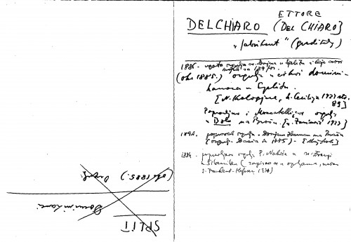 Delchiaro (Del Chiaro) Ettore : 