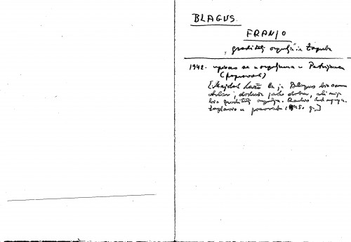 Blagus Franjo : 