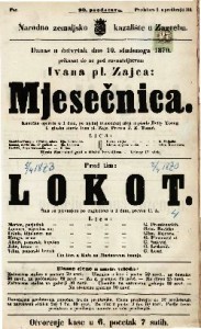 Mjesečnica : Komička opereta u 1 čina