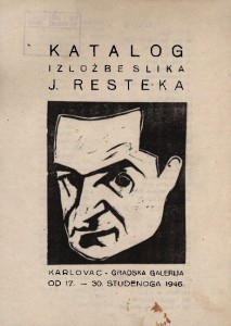 Katalog izložbe slika J. Resteka