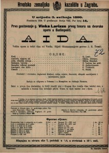 Aida : velika opera u četiri čina / od Verdia