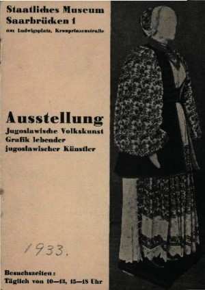 Ausstellung Jugoslawische Volkskunst Grafik lebender jugoslawischer Kunstler