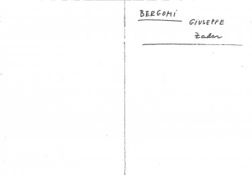 Bergomi Giuseppe : Zadar