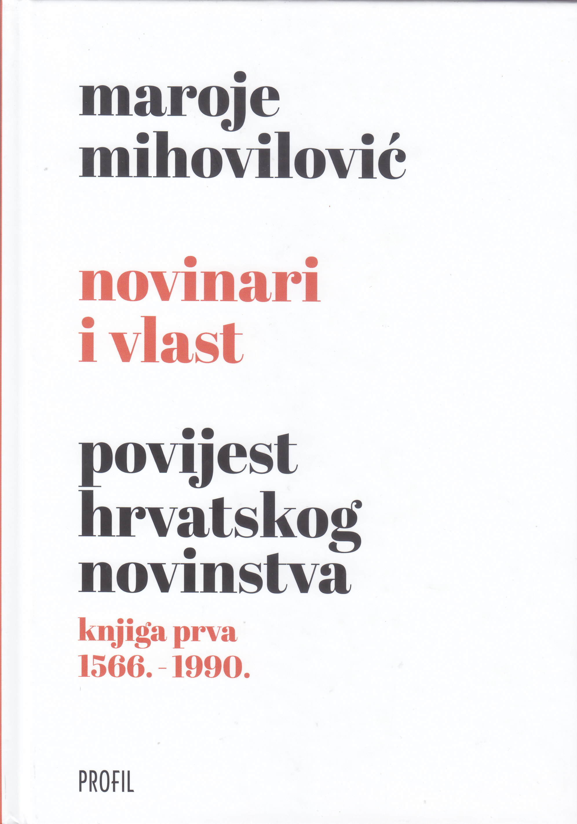 Knj. 1 :  (1566. - 1990.)